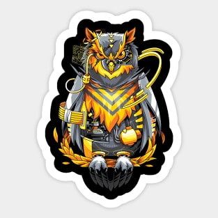 cyber owl Sticker